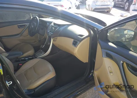 2013 Hyundai Elantra Limited from USA, damaged, VIN 5NPDH4AE8DH233435